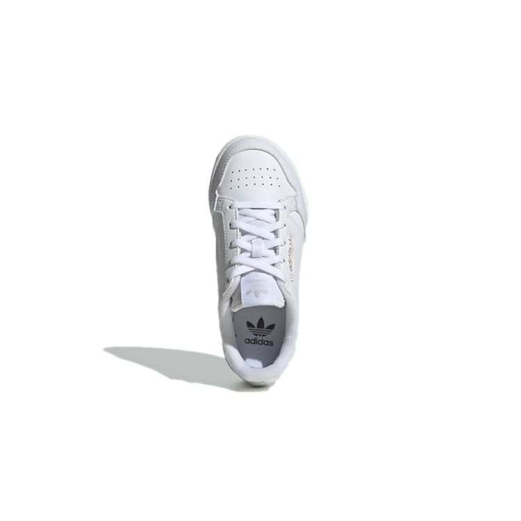 Adidas Originals Continental 80 Comfortable Durable Low-Top Kids Sneakers Kids Sneakers White FU6668