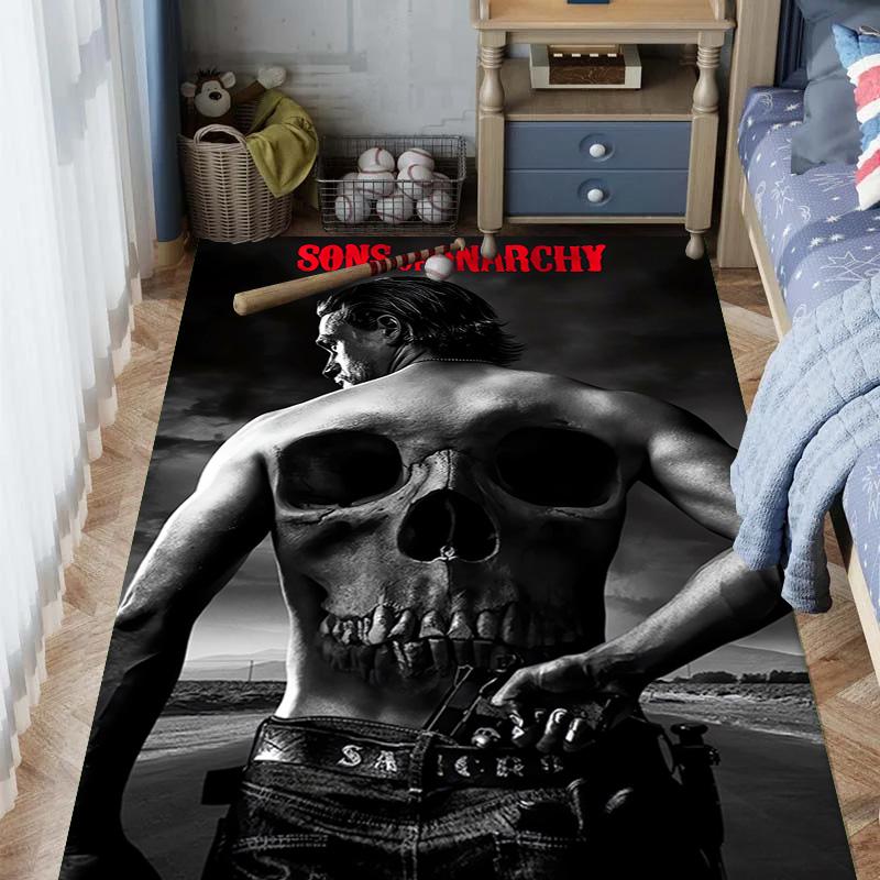 Sons Anarchy: Brotherhood Rebellion carpet floor mats Doormat Art Christmas gifts Dormitory decoration