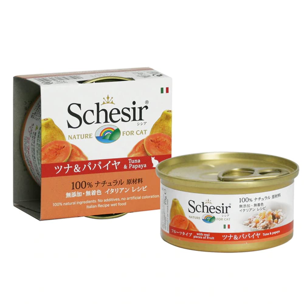 

Schesir Cat Тунец Папайя 75г C350 1 упаковка Выгодно & (56 штук)