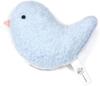 Fluffy and Candy-like, This 100% Cotton Chick Rattle Toy Is 13cm Long and Made In Blue. Made with Extra-long Staple Cotton for a Soft, Fluffy Feel.