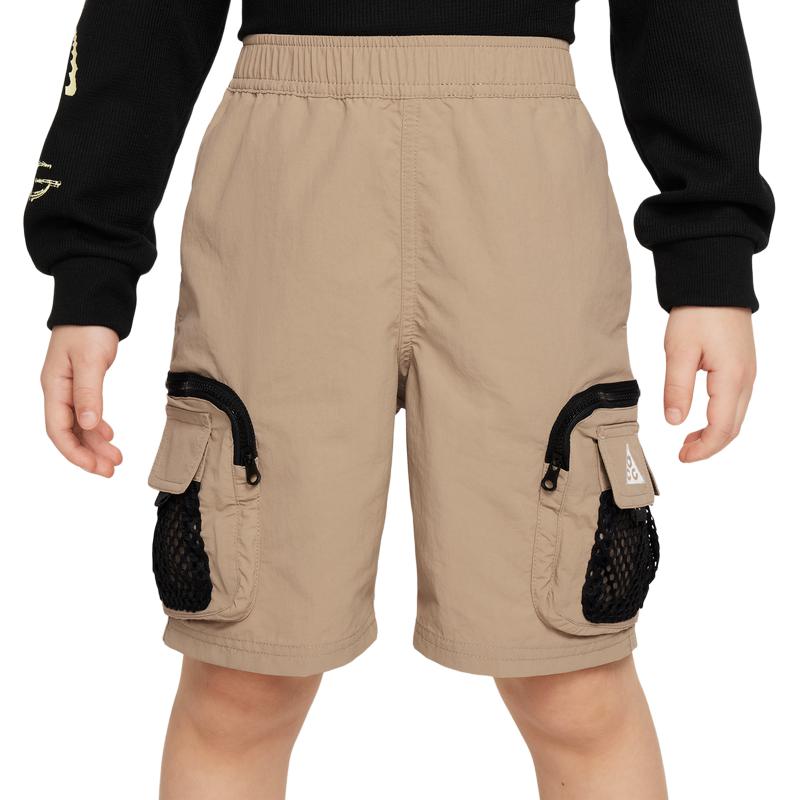 

Детские шорты Nike Simple с эластичной талией и цветными блоками, хаки HM4701-247 M
