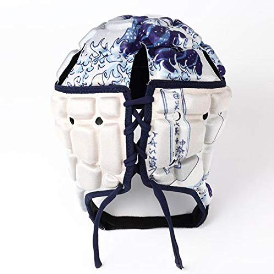 IMPACT Rugby Head Cap with Japanese Hokusai Design (Large)