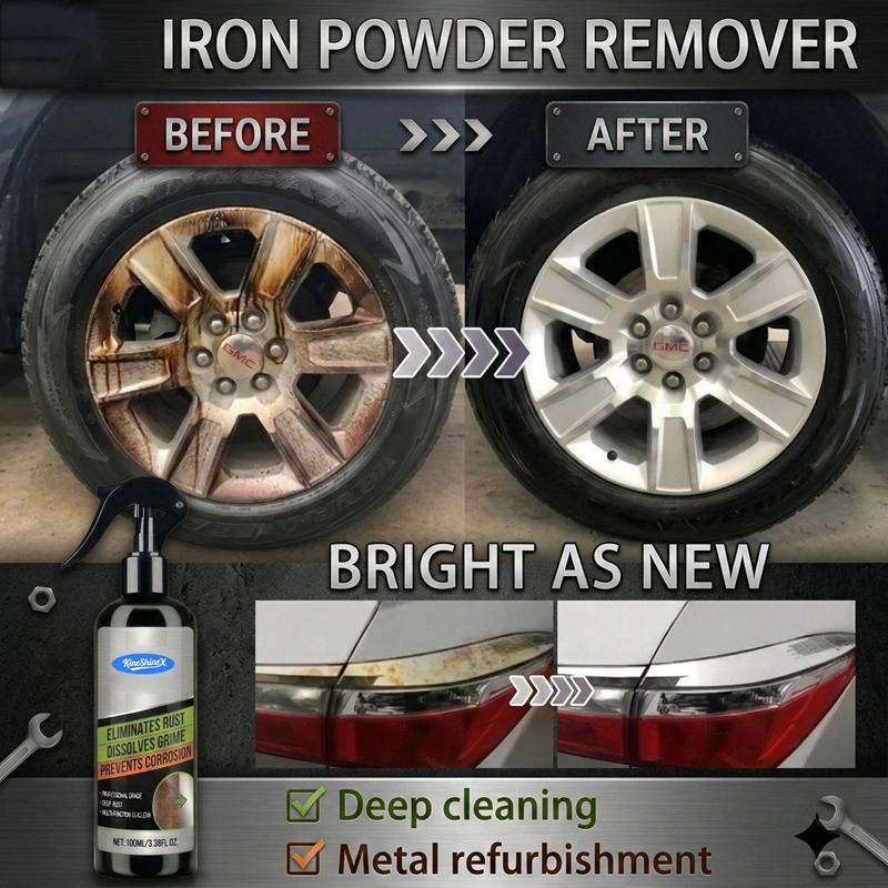 Multifunctional Car Rust Spray - Quick Wheel/Hub/Metal Surface Care Spray That Instantly Removes Rust Dirt From The Surface