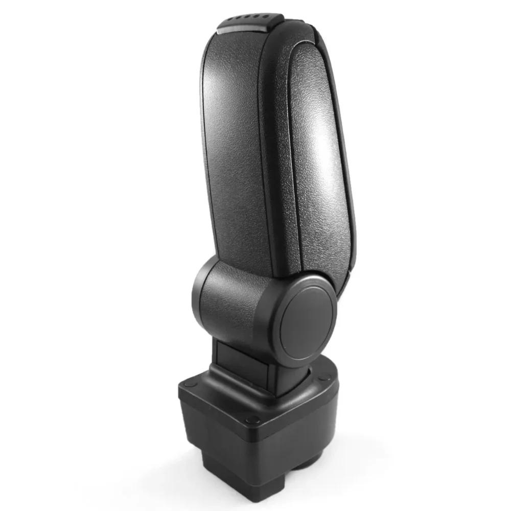 Console Centrale Accoudoir Cuir Noir pour Opel Corsa C 2000-2008 Ajustement d'Origine Accessoires Intérieurs de Voiture Pièces de Rechange