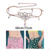 Fashion Women Waist Chain Belly Dancing Belt Rhinestone Body Jewelry Outfit Costume for Performance,