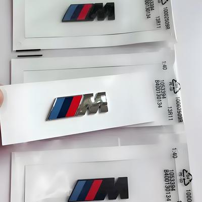 3D ABS Car Styling Rear Trunk Badge Emblem Logo Sticker Decoration Accessory For M M1 M2 M3 M4 M5 M6 X7M X2M X4M X3M X5M X6M