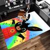 1pc Bing Print Area Rug - Soft, Washable Non-Slip Indoor Mat for Office Chairs, Living Room, Home Office Decorative Rug