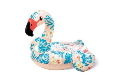 INTEX Tropical Flamingo Pływający Materac do Jazdy, 142 x 137 x 97 cm (57559) [Oficjalny produkt japoński]