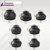 7SizeX2 Ball Joint Boot Dust Cover Tie Rod Linkages Ends Replacement Kits Rubber