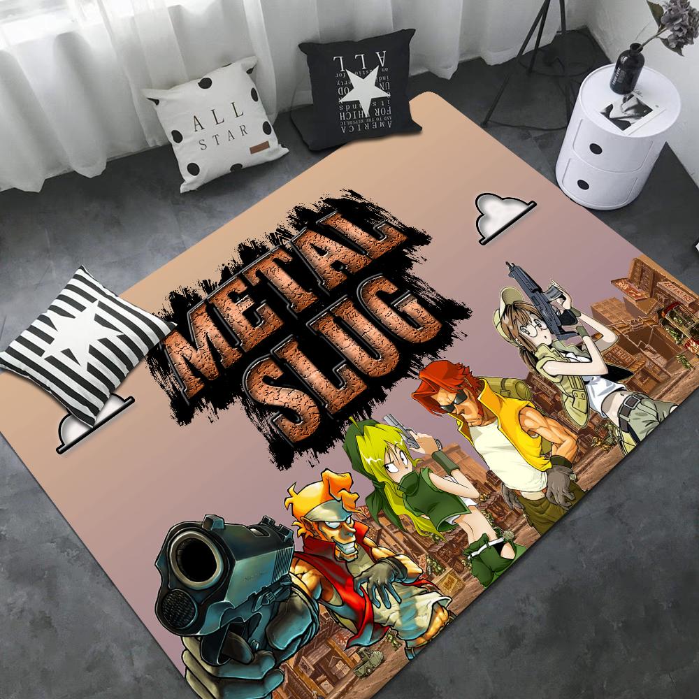 Retro Game Metal Slug Long Rugs Nordic Style Home Doormat Bathroom-Toilet Mats Bedroom Modern Home Decor