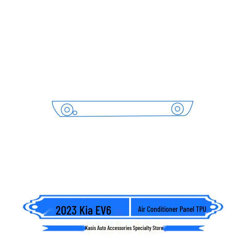 

2023 Kia EV6 Interior Film - Navigation Screen, Gear Shift, Air Conditioning, Center Console Protection & Decoration Stickers