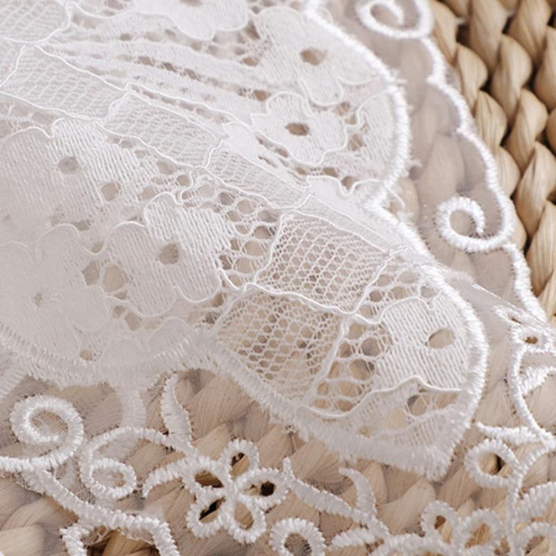 Flower Polyester Neckline Clothing Sewing Supplies Hollow Lace Material Lace Collar Skirt Shawl Wedding Dress Supplies
