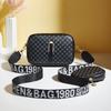New women's bag fashion two-piece camera bag letter broadband simple printing shoulder messenger bag one generation