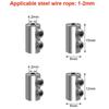 Copper Steel Wire Rope Clip Metal Stainless Steel Cable Clamp New Wire Rope Clamp