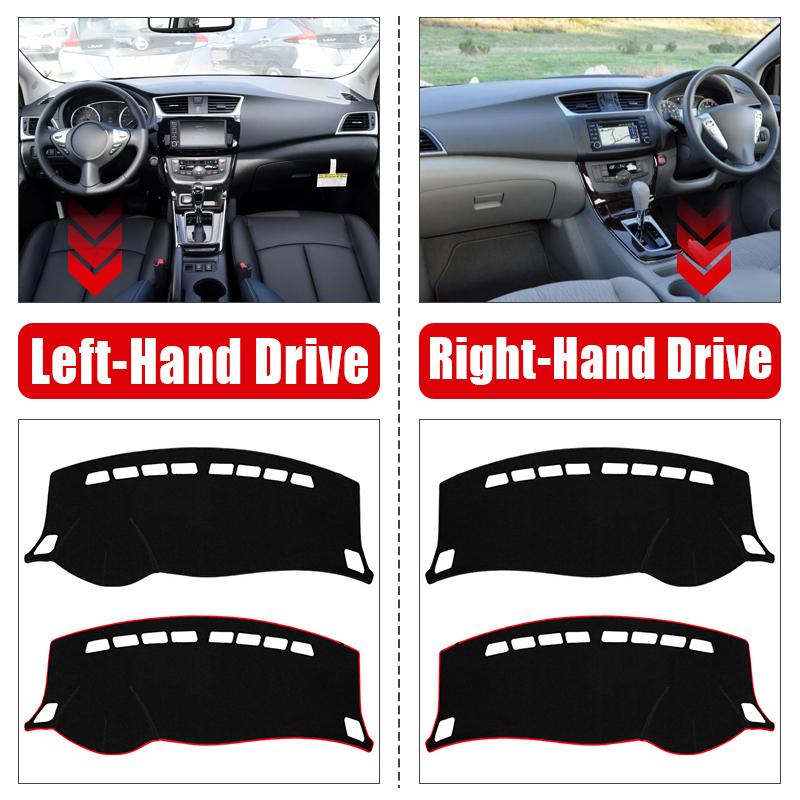 For Nissan Sentra B17 Sylphy 2013 2014 2015 2016 2017 2018  Car Dashboard Mat Sun Shade trument Desk Cover Accessories