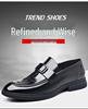 Men's Black British Style Cowhide Leather Dress Shoes - Youth Soft Sole Casual/Formal Wear