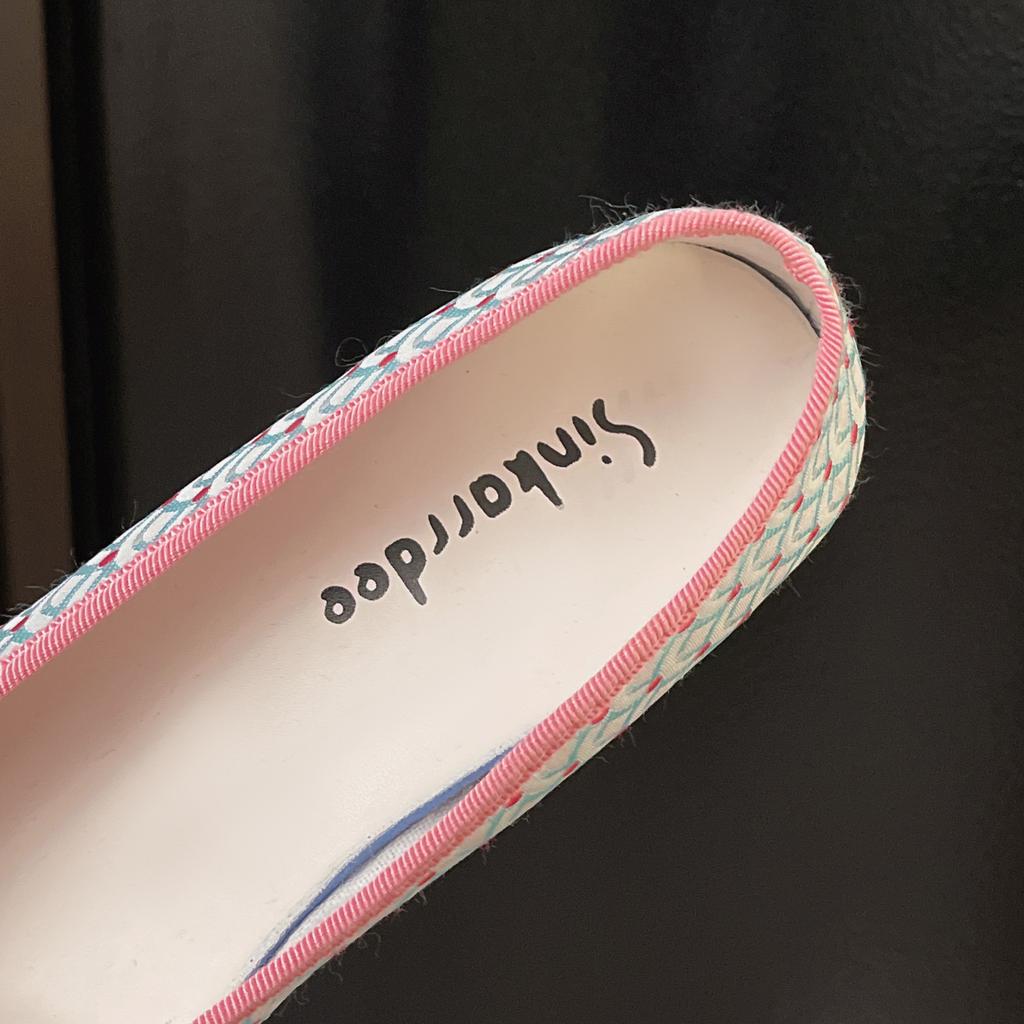 Fashion In Summer 2025 Wear Round Toe Straight Buckles Casual and Comfortable Women's Flats Cut-out Mary Jane Single Shoes fishnet Shoes