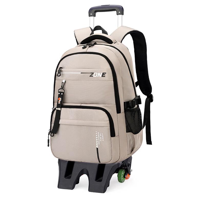 Kids Large Capacity Rolling School Backpack