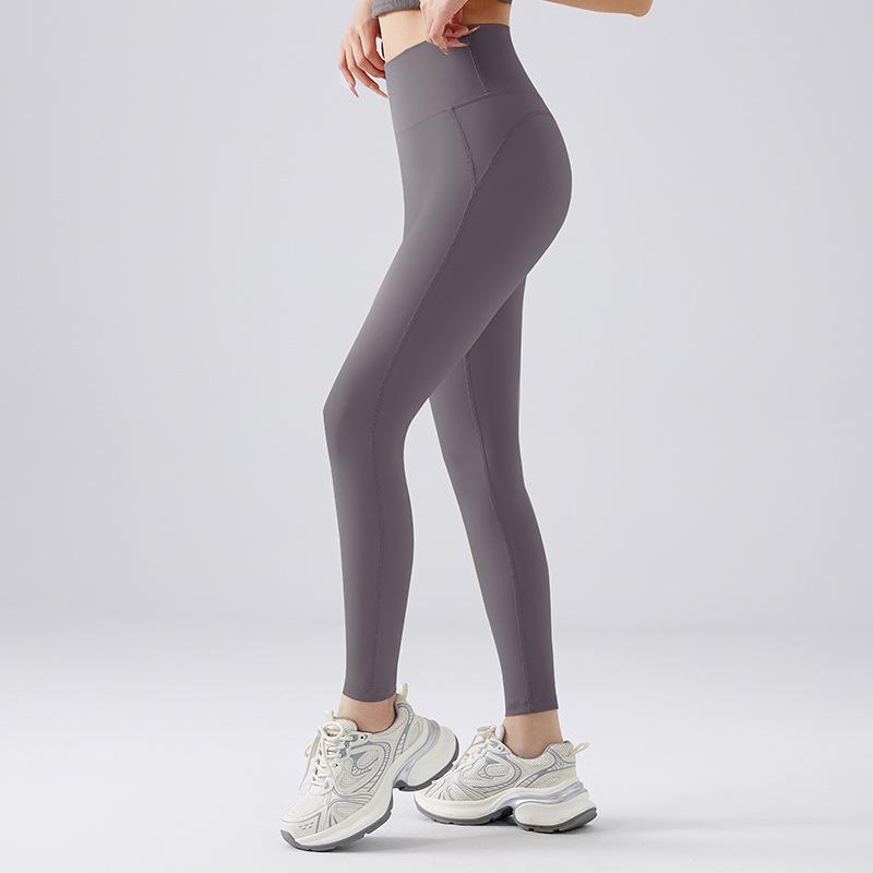 Nahtlose Pfirsich-Lift Yoga-Hose: Hautgefühl, Enge Passform, Null-Gefühl-Komfort, Einteiliges Design mit Gesäßtasche