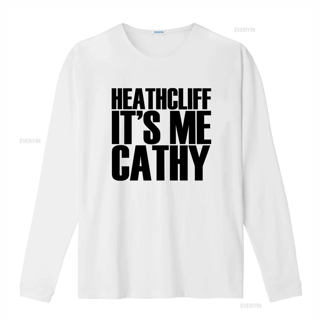 T Shirt Heathcliff Eu Cathy Gola Redonda Casual Tecido Ligeiramente Elstico Corte Normal Padro Estampado Perfeito Para
