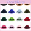 Stylish Jazz Hat For Men And Women With Wide Brim And Breathable Warmth For Summer Outdoor Events