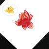 Custom Flowers 3 PCS Lotus Flower Embroidered Iron Clothes Patchwork Sticker Clothing DIY Stripes On Patches for Applique Badge