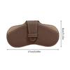 Portable Glasses Storage Bag Simple Fashionable PU Leather Glasses Protective Cover Sunglasses Reading Glasses Storage