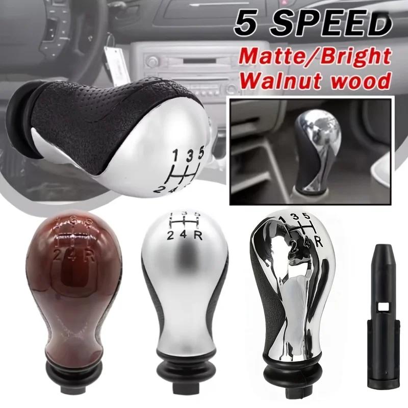 Gear Shift Knob Lever Shifter Head Replacement Fits For Citroen C5 2001-2008 Xsara Picasso 1999-2008 Interior