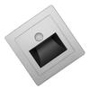 Motion Sensor Stair Light ABS Recessed LED Solar Stair Lights for Decks Steps Fence Patio Yard