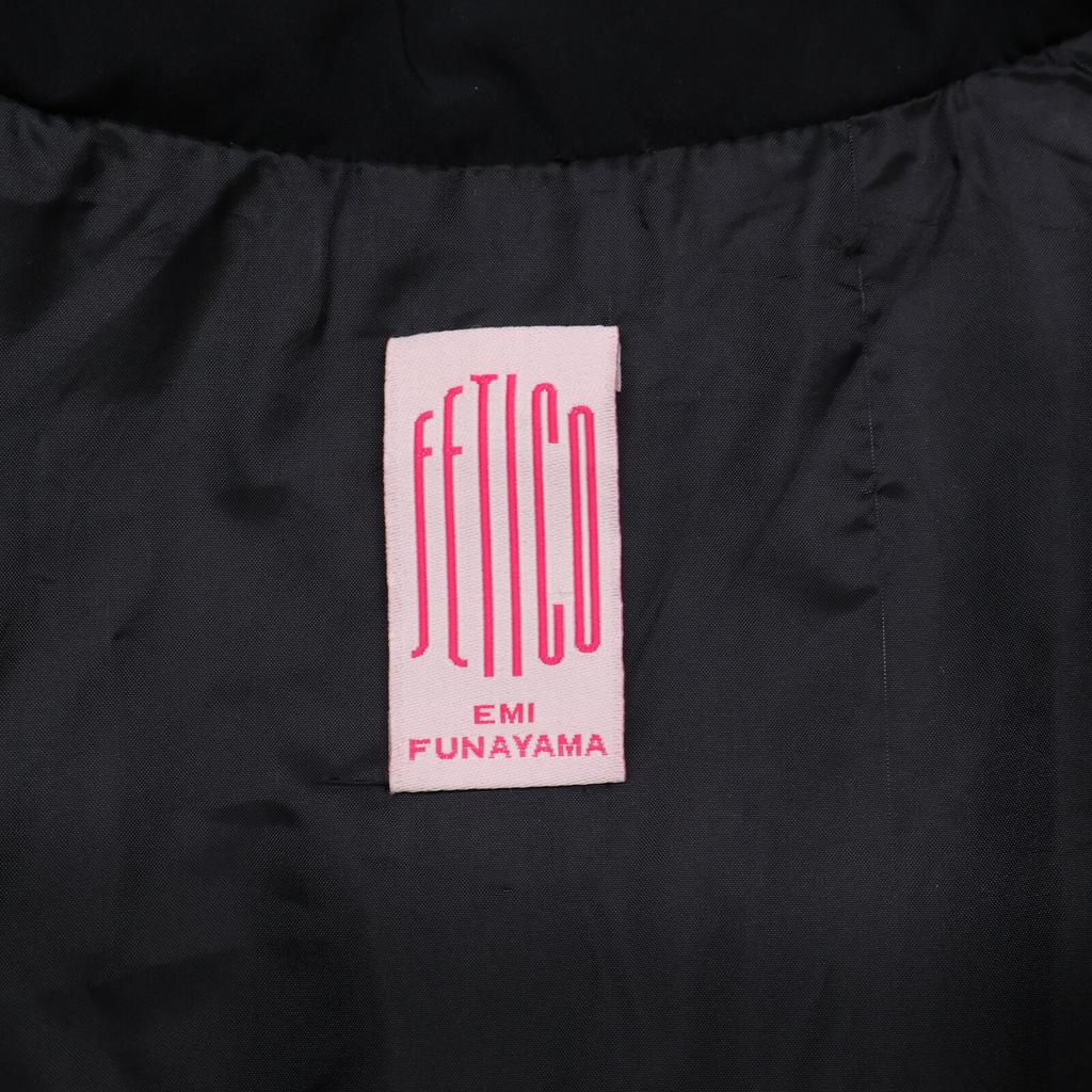 FETICO [Good Condition/23AW] FTC234-0303 NYLON PUFFER JACKET with Padding Jacket 1 blackUsed