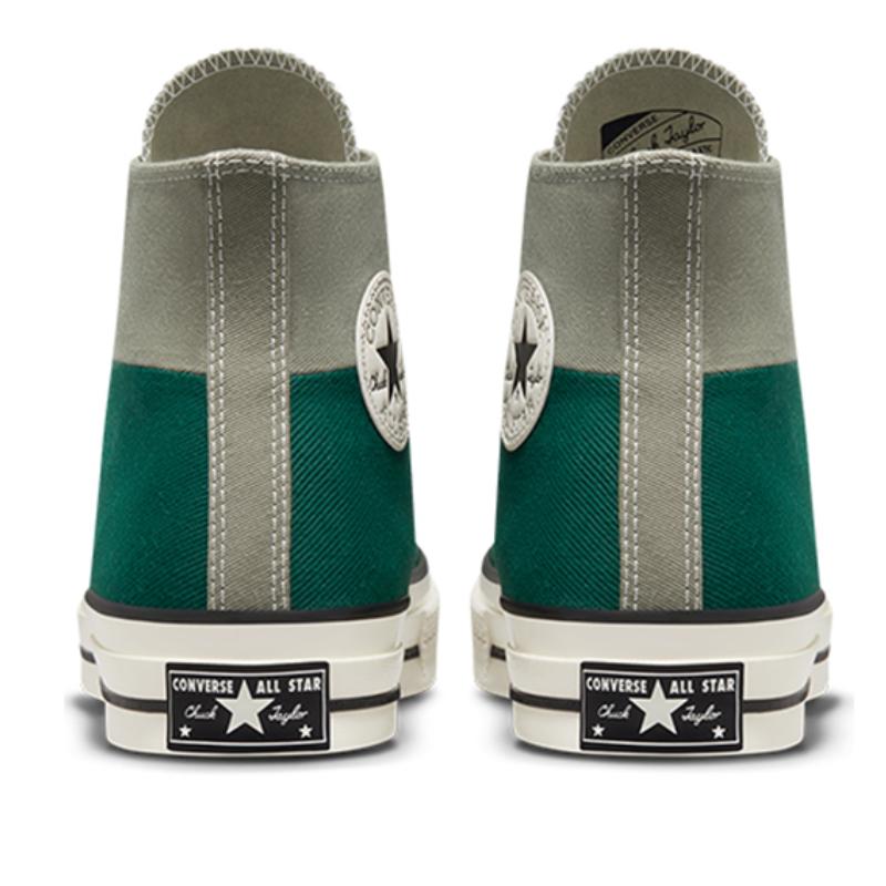 Converse Chuck Taylor All Star 1970s Trendy Lightweight High Top Canvas Shoes Unisex Green Grey