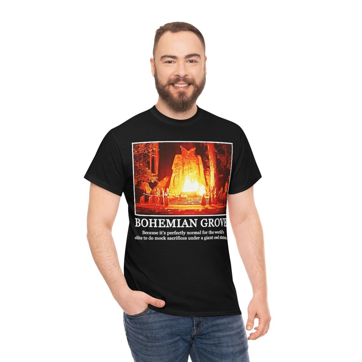 Bohemian Grove because it s perfectly natural Unisex Heavy Cotton Tee L