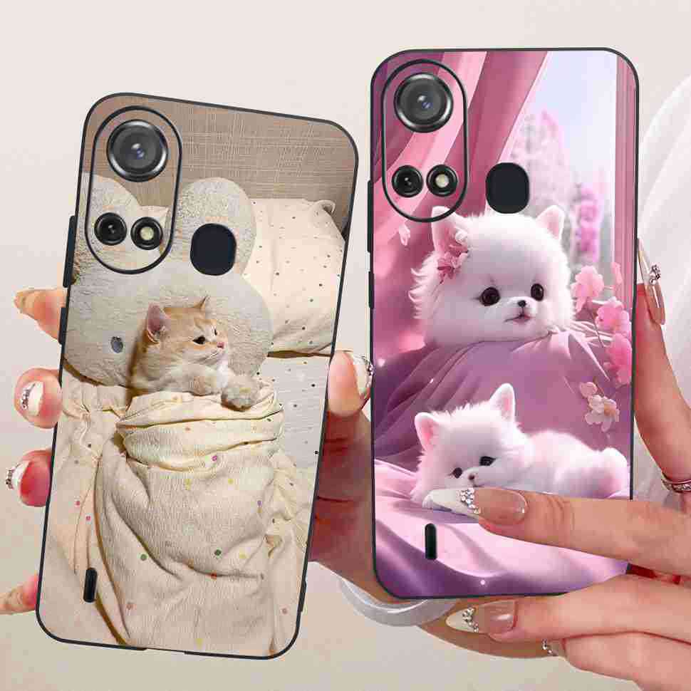 CAse For ITEL A58 Lite Silicone Soft Cover Capa For ITEL A58 A 58 Lite A58Lite New Fashion Butterfly Back Cover Bumper Capa