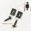 Bathroom Latch Rivet Fastener Screw Fixing Pad Replacement