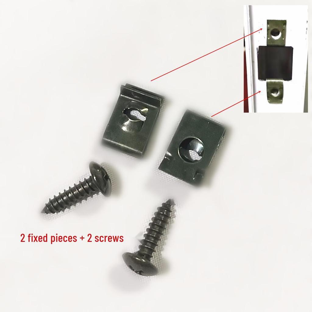 Bathroom Latch Rivet Fastener Screw Fixing Pad Replacement