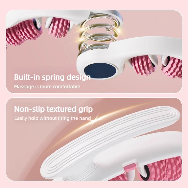 2026 Anti-Cellulite Roller Lymphatic Drainage Massager Fascia Blaster for Contoured Smoother Skin Sore Arms Relief Tool