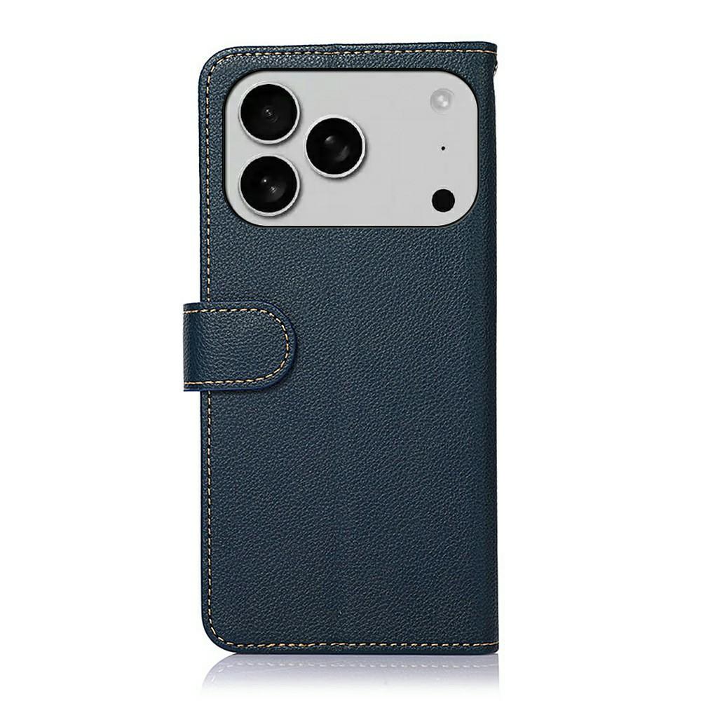 KHAZNEH For iPhone 17 Pro Case RFID Blocking Wallet PU Leather Phone Cover