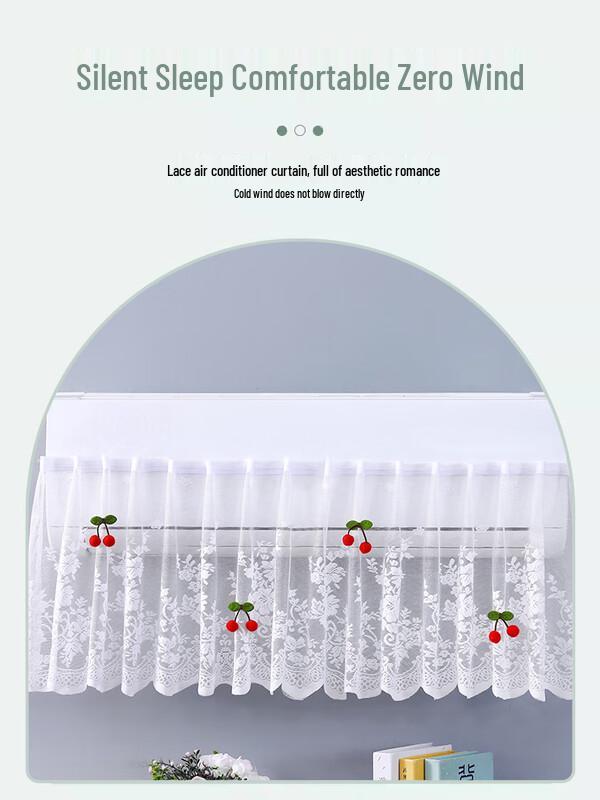 Secret Garden Pleated Air Conditioner Wind Deflector