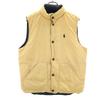 Polo by Ralph Lauren 90s Unused Old Reversible Down Vest M Navy Tagged Men's Used