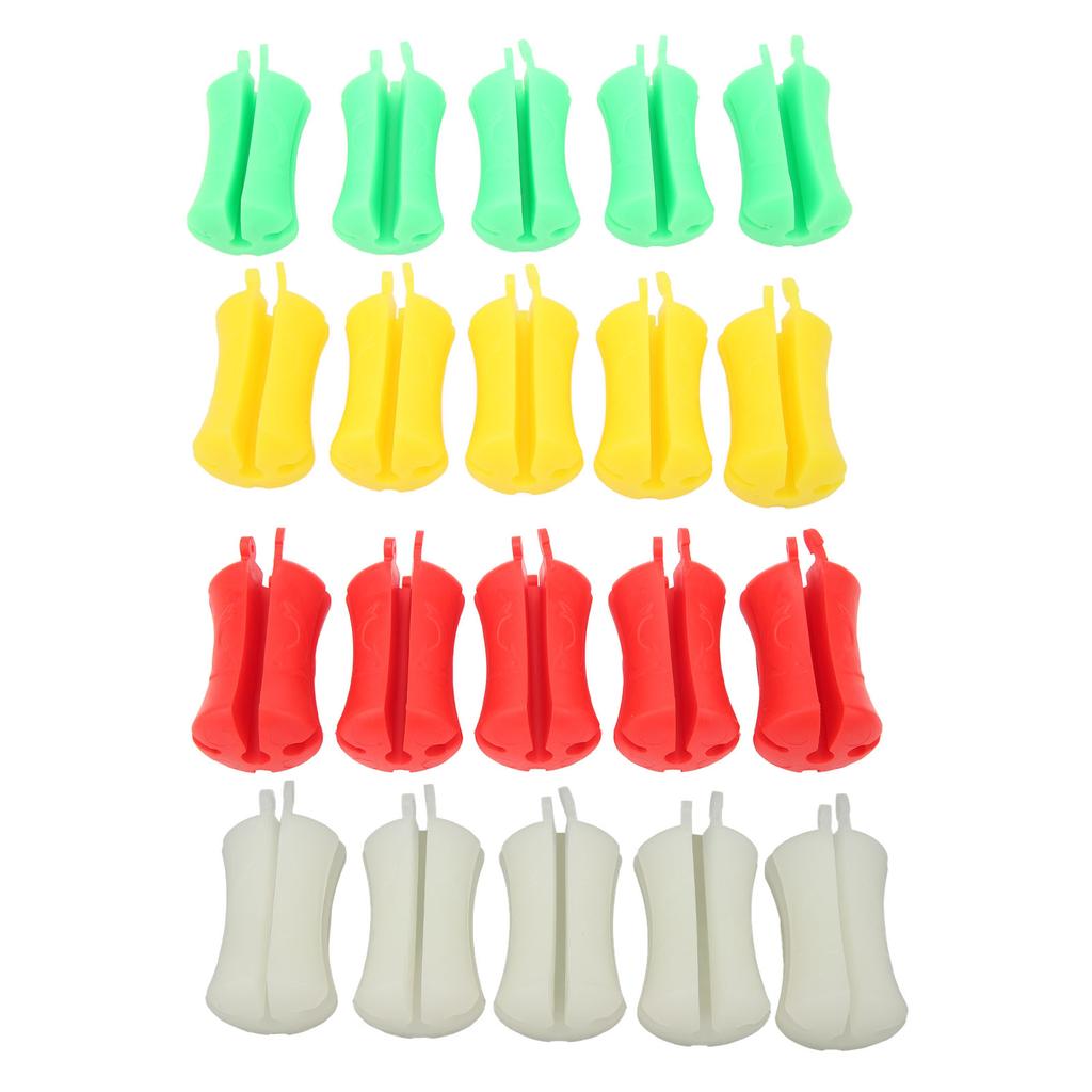 5 STÜCKE Tragbare Angelrute Fixierte Kugel Silikon Wiederverwendbare Angelrutenbalken Bindung Befestigungselement für Angeln