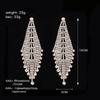Trendy Fashion Earrings - Claw Chain Long Tassel Drop Earrings