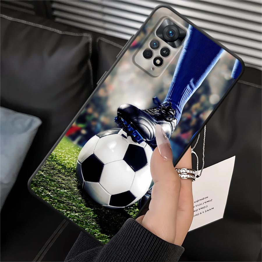 Case for Xiaomi Redmi Note 14 11S 14C 12S 12 11 Pro 12C 13C 10 A4 A5 13 Pro Plus K40 K80 A1 A2 A3 9 8 7 Phone Cover Football
