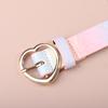 Children'S Belt Girl Pu Colorful Princess Dress Military Training Girl Belt Dress Jeans Belt Love Heart Eyelet Waist Belt