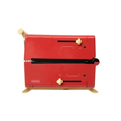 Grilled Hot Sand Maker with 3 Types of Plates and Fun Recipe Book PR-SK033 (RD (Red))