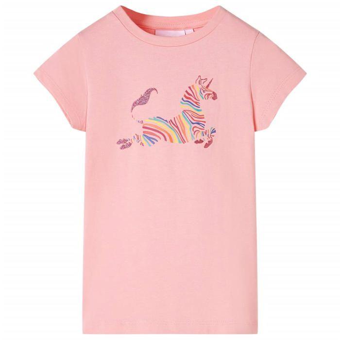 T-shirt pour enfants rose 92/104/116/128/140