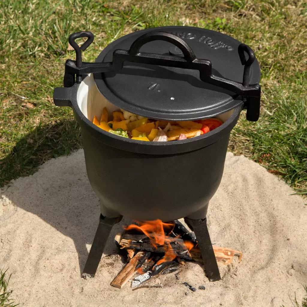 Olla de Caza de Hierro Fundido Esmaltado 7L Kinghoff Kh-2242