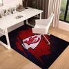 Stadt Chiefs Emblem Bedruckter Teppich für Büro, Stuhlunterlage, Dekorativer Teppich Bodenmatte, Große Größe Fan Geschenke Weihnachtsgeschenke