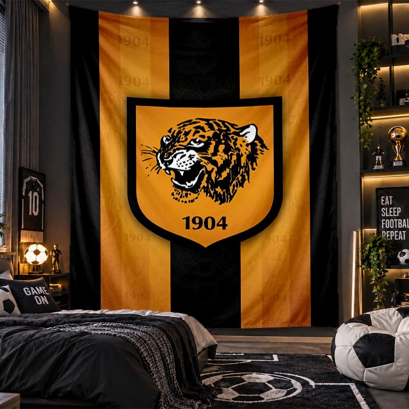 Wall Hanging Tapestry Hull FC Print Cloth for Living Room Bedroom Home Decor
