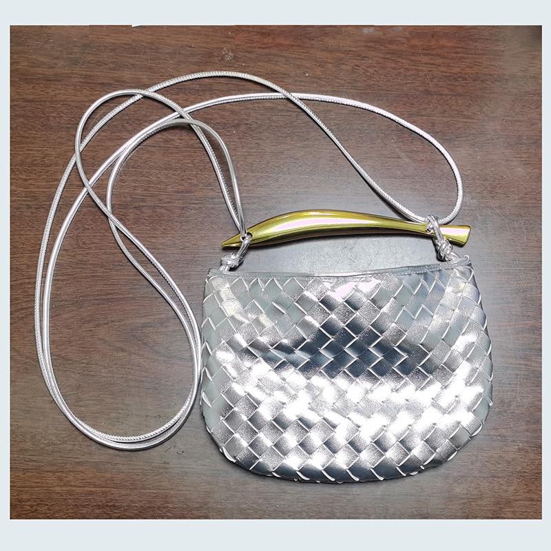 Cute Mini Sardine Woven Bag Small Trumpet Hand Holding Crossbody Braided Women's Bag