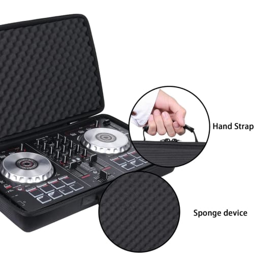 Pioneer DJ Controller Case, Padded DJ Controller Bag with Two Adjustable Straps, Anti-Scratch EVA Shock Absorbing Pad, DJ Carrying Case for DDJ-FLX4,